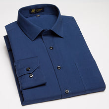 Load image into Gallery viewer, Men&#39;s Solid Long Sleeve Linen Dress Shirt with Left Chest Pocket Smart Casual Shirts