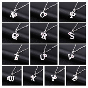 My Shape Custom Name Letter Necklace N To Z Letters Can Choose Personalized For Women Children Cute Gift Charm Pendent Necklaces