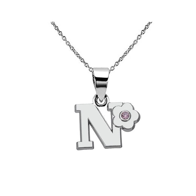 My Shape Custom Name Letter Necklace N To Z Letters Can Choose Personalized For Women Children Cute Gift Charm Pendent Necklaces