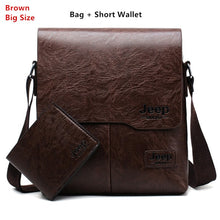 Load image into Gallery viewer, Man Leather Messenger Bag Male Cross Body Shoulder Business Bags For Men