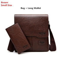 Load image into Gallery viewer, Man Leather Messenger Bag Male Cross Body Shoulder Business Bags For Men