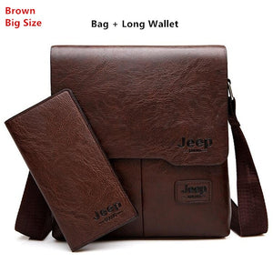 Man Leather Messenger Bag Male Cross Body Shoulder Business Bags For Men