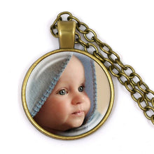 Load image into Gallery viewer, Personalized Custom Necklace Photo Mum Dad Baby Children Grandpa Parents Custom Designed Photo Gift For Family Anniversary Gift