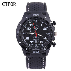 9-18 years Old Sports Children's Watch Military Sports Car Style Man Watches Silicone Wristwatch Child Student Clock Kids Boy WA