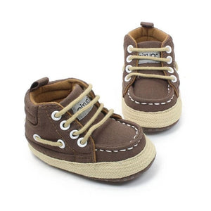 Baby Shoes I Love PaPa&MaMa Letter Printed Soft Bottom Footwear Heart-shaped 0-18M Newborn First walker